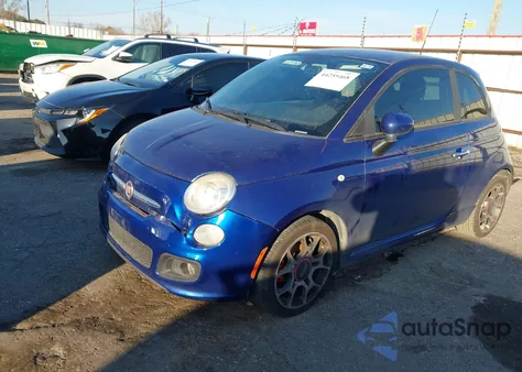 2013 Fiat 500 Sport from USA, damaged, VIN 3C3CFFBR4DT618509